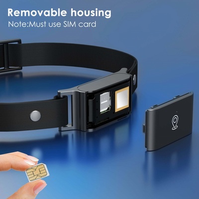 Smart 4G GPS Pet Collar Tracker - Rechargeable Dog & Cat Locator